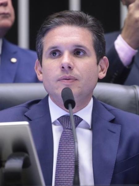 O presidente da Câmara, Hugo Motta, durante sessão O presidente da Câmara, Hugo Motta, durante sessão