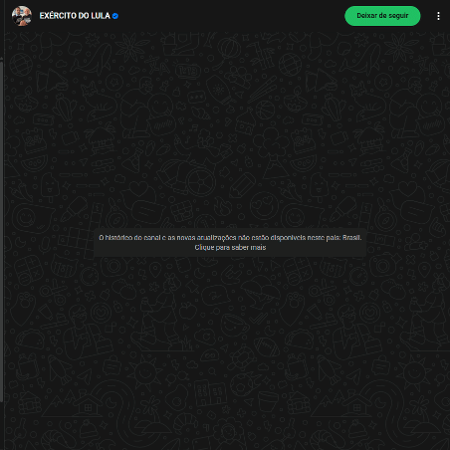 Exército do Lula é bloqueado