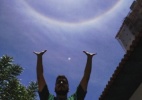 Círculo colorido ao redor do sol surpreende moradores do Piauí - Juscelino Ribeiro/ Instagram