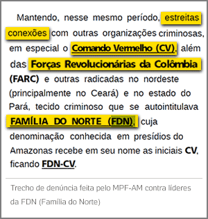 Faccao Que Comanda Trafico No Norte Tem Conexoes Estreitas