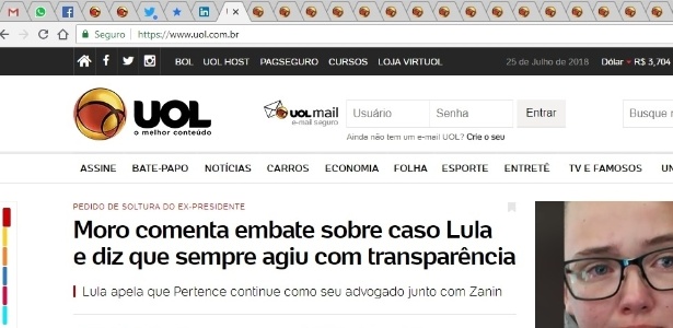 Seu e-mail está melhor e muito mais fácil de usar! - UOL Mail