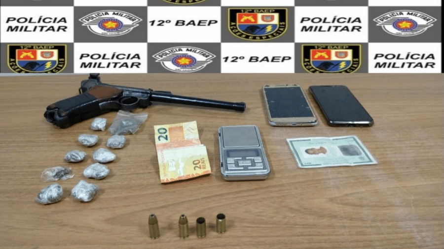 Adolescente de 14 anos afirmou ter comprado arma, avaliada em pelo menos R$ 33 mil, por apenas R$ 700 - Divulgação/Polícia Civil