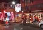 Explosão em restaurante no DF deixa funcionária e cliente feridas - CBMDF/Reprodução