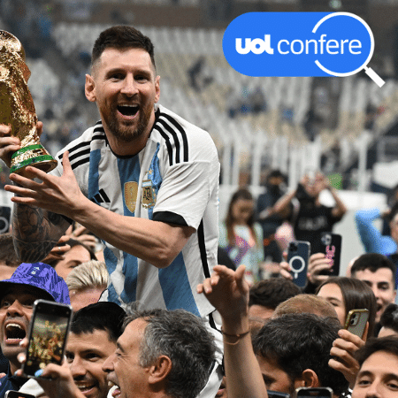 Lionel Messi, capitão da seleção argentina tricampeã mundial em 2022  - ALEXANDRE BRUM/ESTADÃO CONTEÚDO