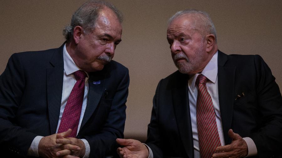 O presidente Lula com o presidente do BNDES, Aloísio Mercadante O presidente Lula com o presidente do BNDES, Aloísio Mercadante
