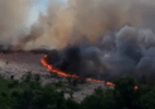 Incêndio atinge Parque do Cocó e fumaça se espalha por Fortaleza (CE) - Reprodução/Instagram/@gbimagensaereas