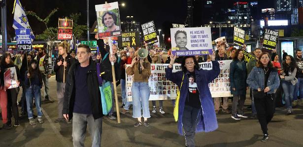 Israelis return to the streets to release hostages and against Netanyahu
