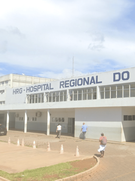 O Hospital Regional do Gama, onde o homem foi atendido