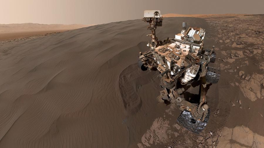 Rover espacial Curiosity, da Nasa, detectou metano em Marte - NASA/JPL-CALTECH/MSSS / HANDOUT/Anadolu Agency/Getty Image