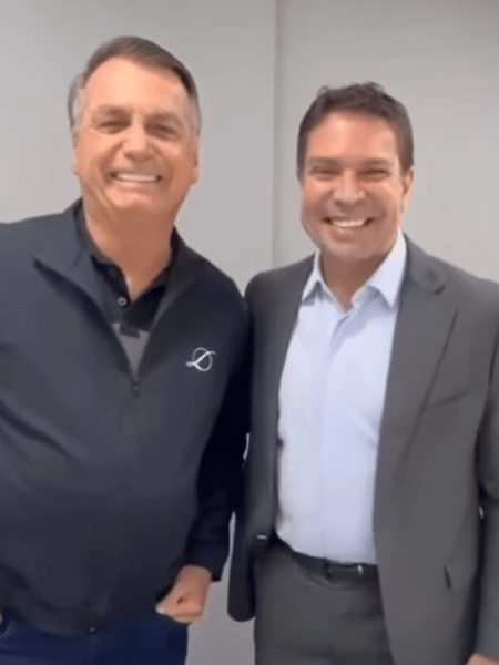 Jair Bolsonaro e Alexandre Ramagem em vídeo publicado nas redes sociais