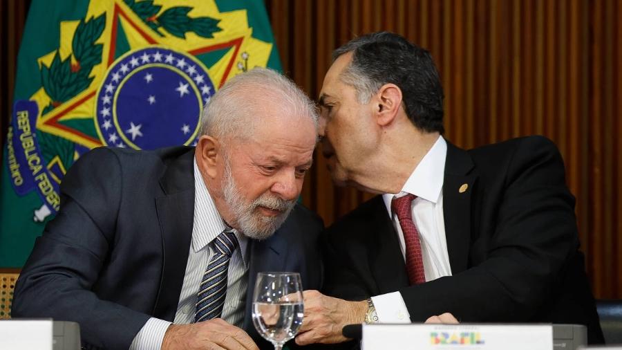 Presidente Lula e o presidente do STF, Luís Roberto Barroso