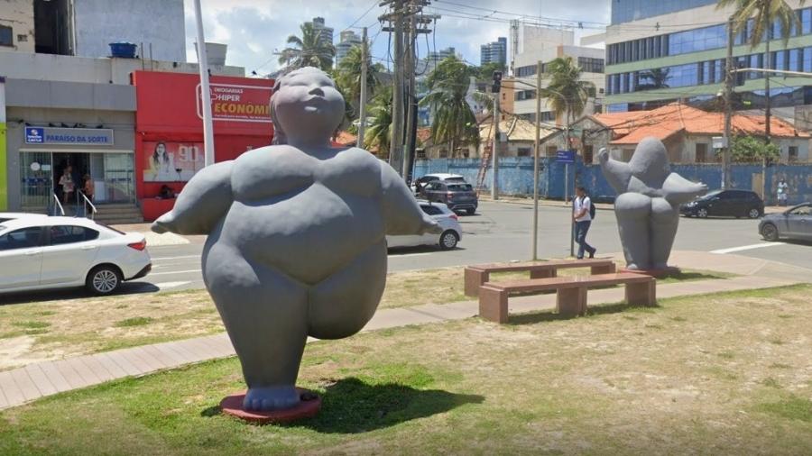 Monumento ?Meninas do Brasil?, em Ondina, Salvador