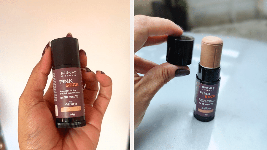 Protetor solar Pink Cheeks está disponível nas opções incolor ou com cor (oito tonalidades) 