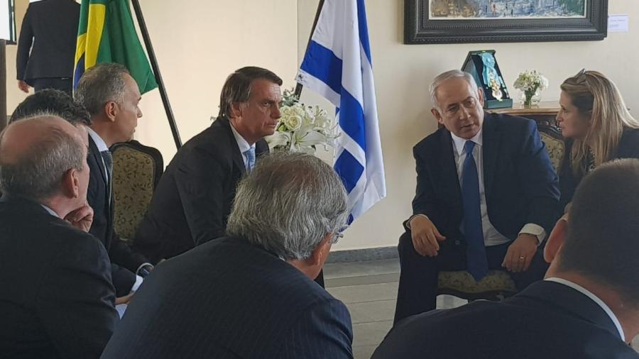 Jair Bolsonaro e Benjamin Netanyahu se reúnem no Rio de Janeiro - Divulgação