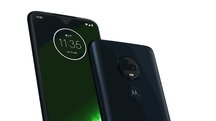 Imagem do Moto G7 Plus divulgada na página da empresa - CNET