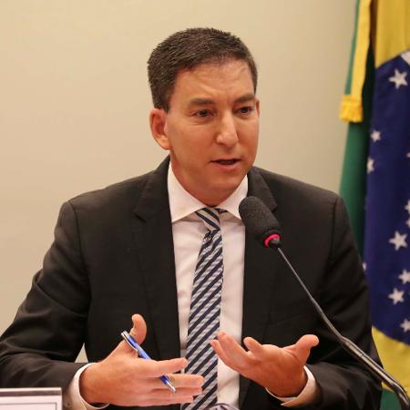 O jornalista Glenn Greenwald participa da Comissão dos Direitos Humanos da Câmara dos Deputados em Brasília - Fátima Meira/Futura Press/Estadão Conteúdo