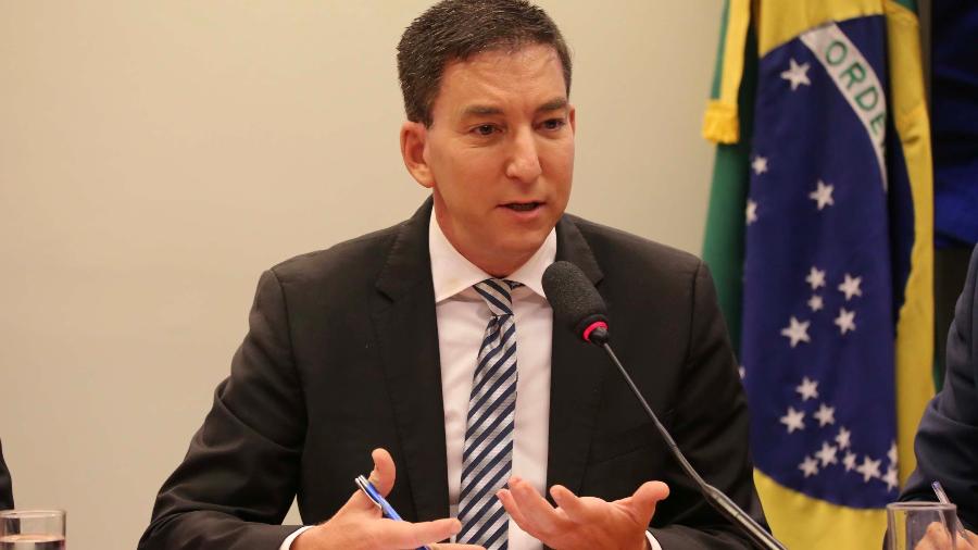 O jornalista Glenn Greenwald em sessão Comissão dos Direitos Humanos da Câmara dos Deputados em Brasília - Fátima Meira/Futura Press/Estadão Conteúdo
