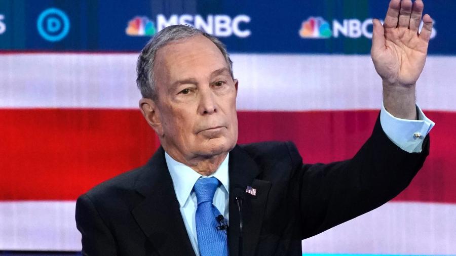 Michael Bloomberg durante debate entre pré-candidatos democratas à Presidência dos EUA em Las Vegas - Reuters