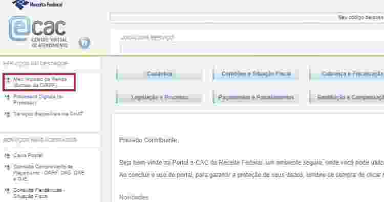 Meu IR restituição 1 - Reprodução - Reprodução