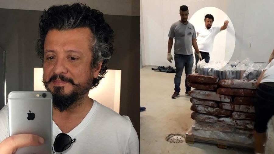 Eduardo de Oliveira Cardoso: em fevereiro, agentes federais apreenderam 1,3 tonelada de cocaína em duas casas do empreário - Reprodução