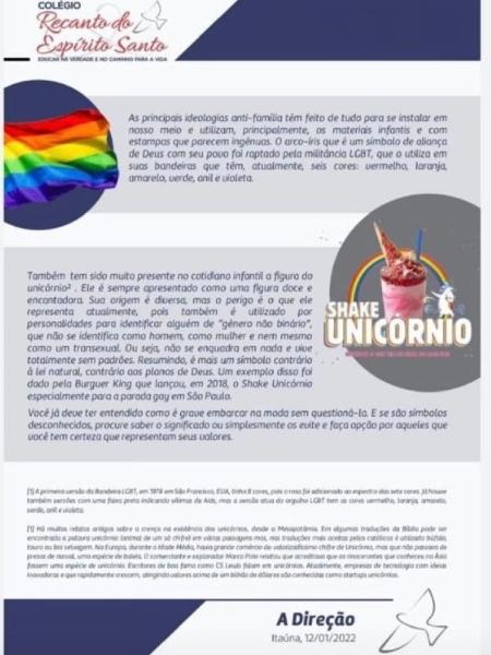 cartilha - Reprodução - Reprodução