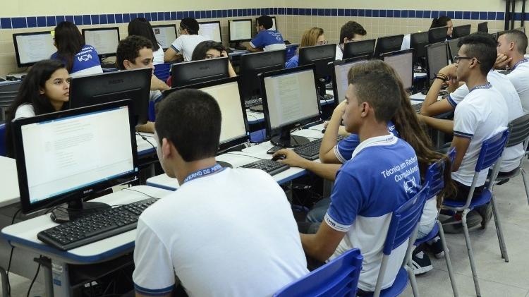 Ensino integral fez alunos aumentarem notas e Pernambuco alcançar 3º maior Ideb do país - Divulgação/Governo de PE - Divulgação/Governo de PE