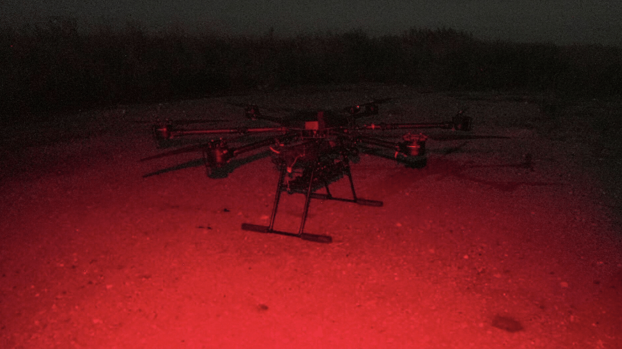 Drone 'Vampiro' usado pela unidade ucraniana 'Código 9.2'