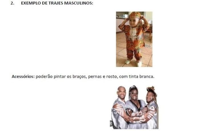 Sugestões de trajes masculinos