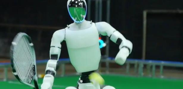 Robótica: androide chinês aprende a jogar tênis em 5 horas