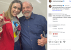 Lula diz tirar fotos com inúmeras pessoas e que não tem relação com Roberta