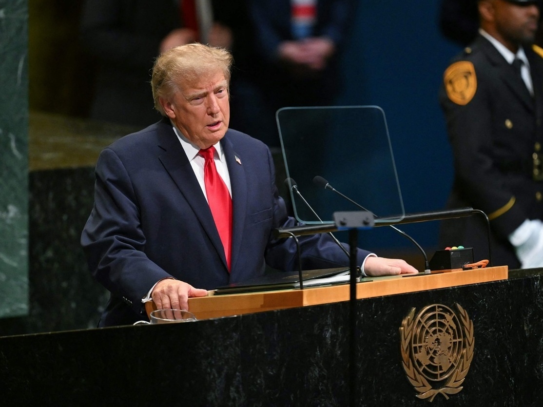 Trump diz que 'construiu a paz' e cita Gaza em discurso na ONU