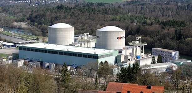 A usina nuclear suíça de Beznau - Divulgação/ ensi.ch