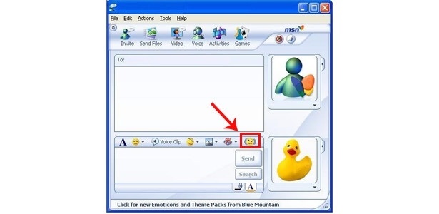 Mensagem do MSN Messenger após downloads: heranças do Windows - MacMagazine