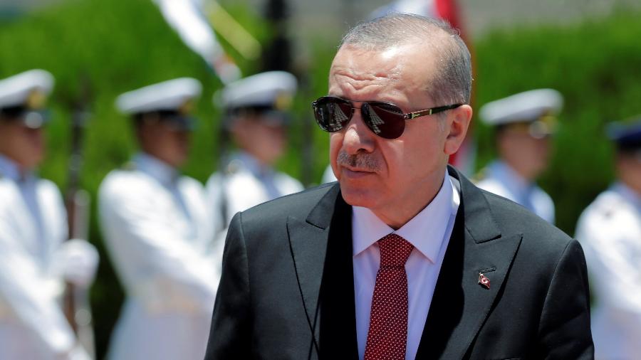 O presidente turco, Recep Tayyip Erdogan, não aceitou o resultado da eleição em Istambul  - Jorge Adorno/Reuters