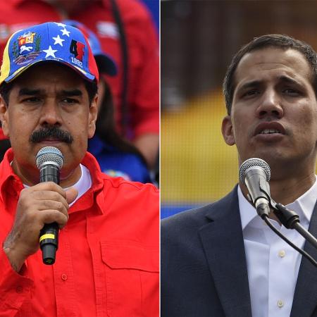 Disputa política entre Maduro e Guaidó tem atrasado a aquisição de vacinas contra a covid-19 - YURI CORTEZ/FP