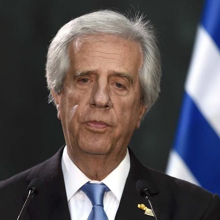 14.nov.2017 - O presidente do Uruguai, Tabaré Vázquez - Alfredo Estrella/AFP