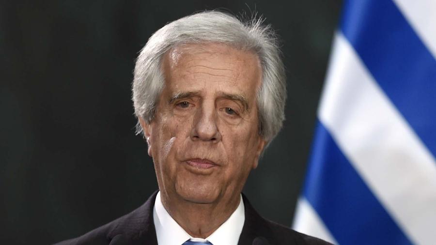 14.nov.2017 - O presidente do Uruguai, Tabaré Vázquez - Alfredo Estrella/AFP