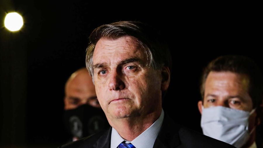 Bolsonaro falou que, juntos, eles podem fazer "muito mais pela nossa pátria" - Wallace Martins / Estadão Conteúdo