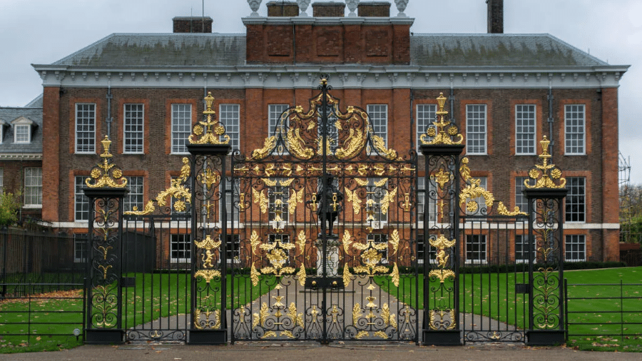 Palácio de Kensington, residência oficial do príncipe William e da duquesa Kate Middleton - Reprodução