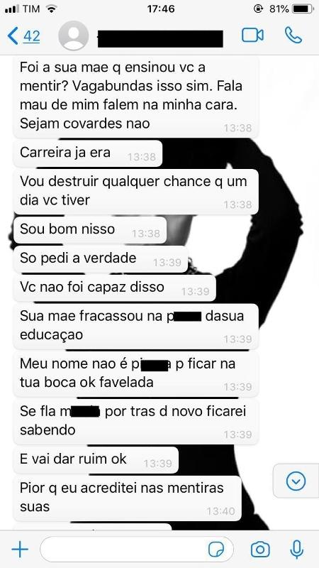 conversa whatsapp - Reprodução/WhatsApp - Reprodução/WhatsApp