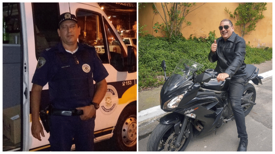 Rinaldo Oliveira estava chegando de moto à unidade da Guarda Civil em Capão Redondo quando foi abordado pelos assaltantes