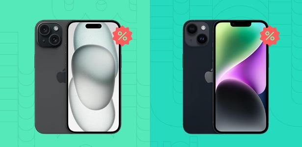 Baixou! iPhone 15 tem R$ 1.500 de desconto; iPhone 14 está por R$ 4.199