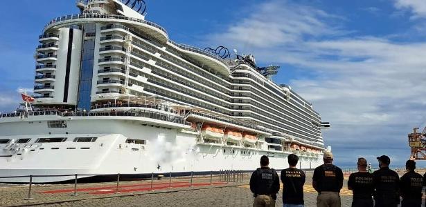 Dupla é presa com 28 kg de cocaína em navio de cruzeiro no Porto de Ilhéus
