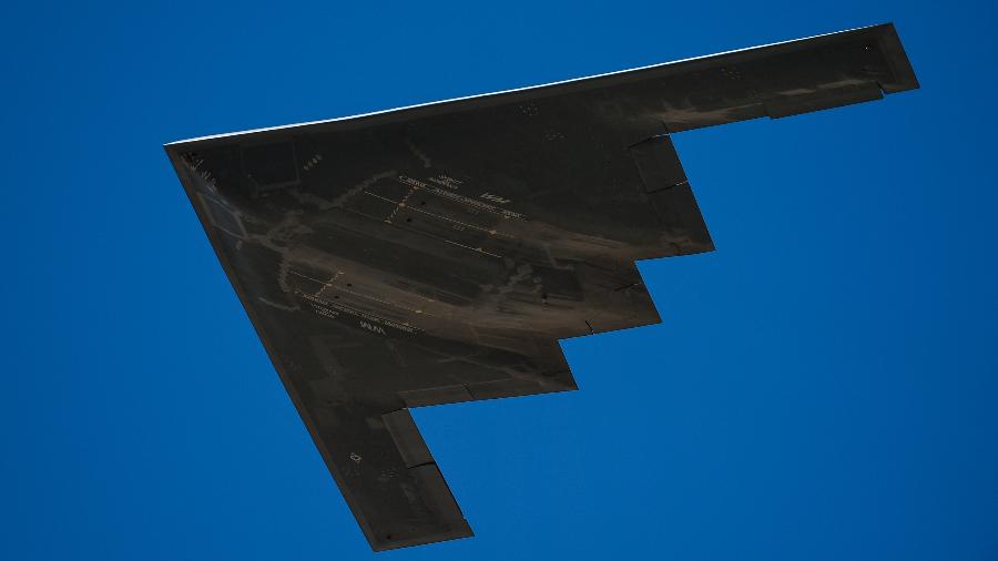 Bombardeiro B-2, da Northrop Grumman, foi usado pelos EUA para atacar rebeldes iemenitas