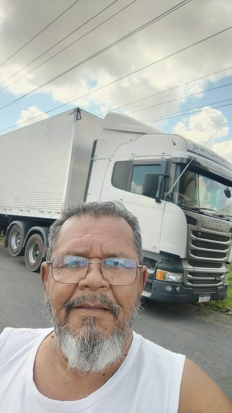 O caminhoneiro Jadson Pinheiro de Souza O caminhoneiro Jadson Pinheiro de Souza