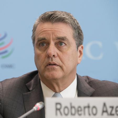 2.abr.2019 - Roberto Azevedo, diretor geral da Organização Mundial do Comércio (OMC) - Xinhua/Xu Jinquan