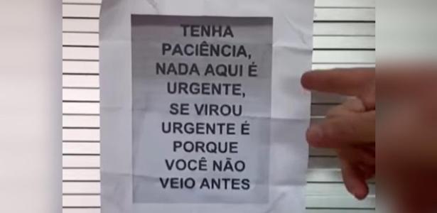 servidora-p-e-placa-em-ubs-se-virou-urgente-porque-n-o-veio-antes