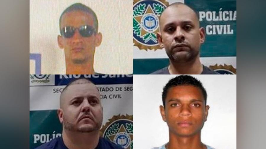 Da esq. para a dir. e de cima para baixo: Caveira, PL, Pit e Pet são apontados como sucessores de Zinho