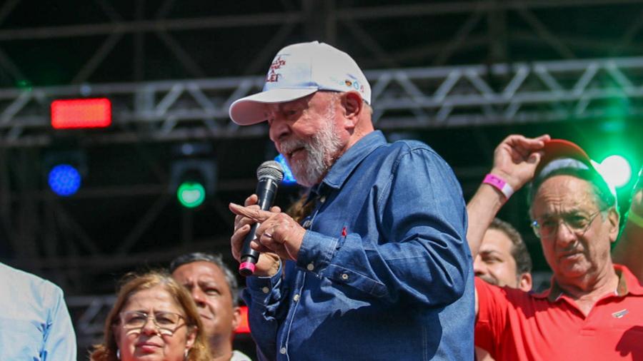 1º.mai.2024 - Lula discursa durante ato de centrais sindicais no Dia do Trabalhador