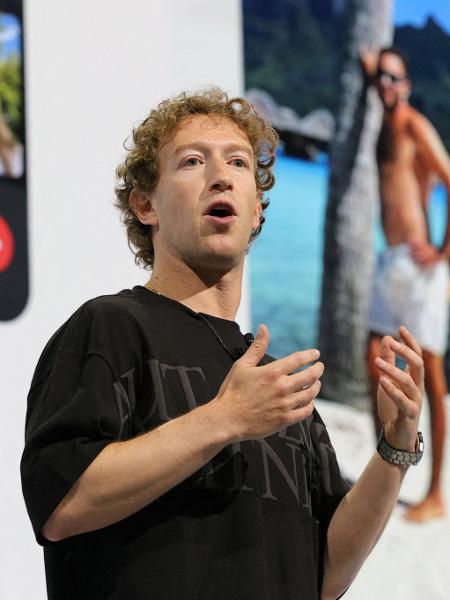 Mark Zuckerberg, CEO da Meta, durante evento Meta Connect, realizado em setembro de 2024